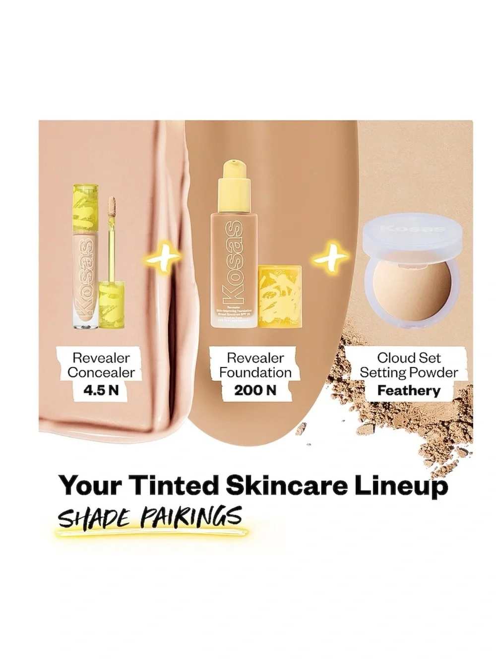 Kosas Full-Coverage Cream Concealer - Light Peach